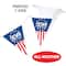 Beistle 9" x 10.75ft. Semiquincentennial Pennant Banner